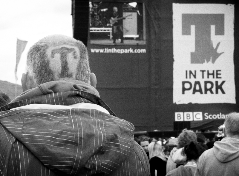 T in the Park, photograph by James Boyer Smith.